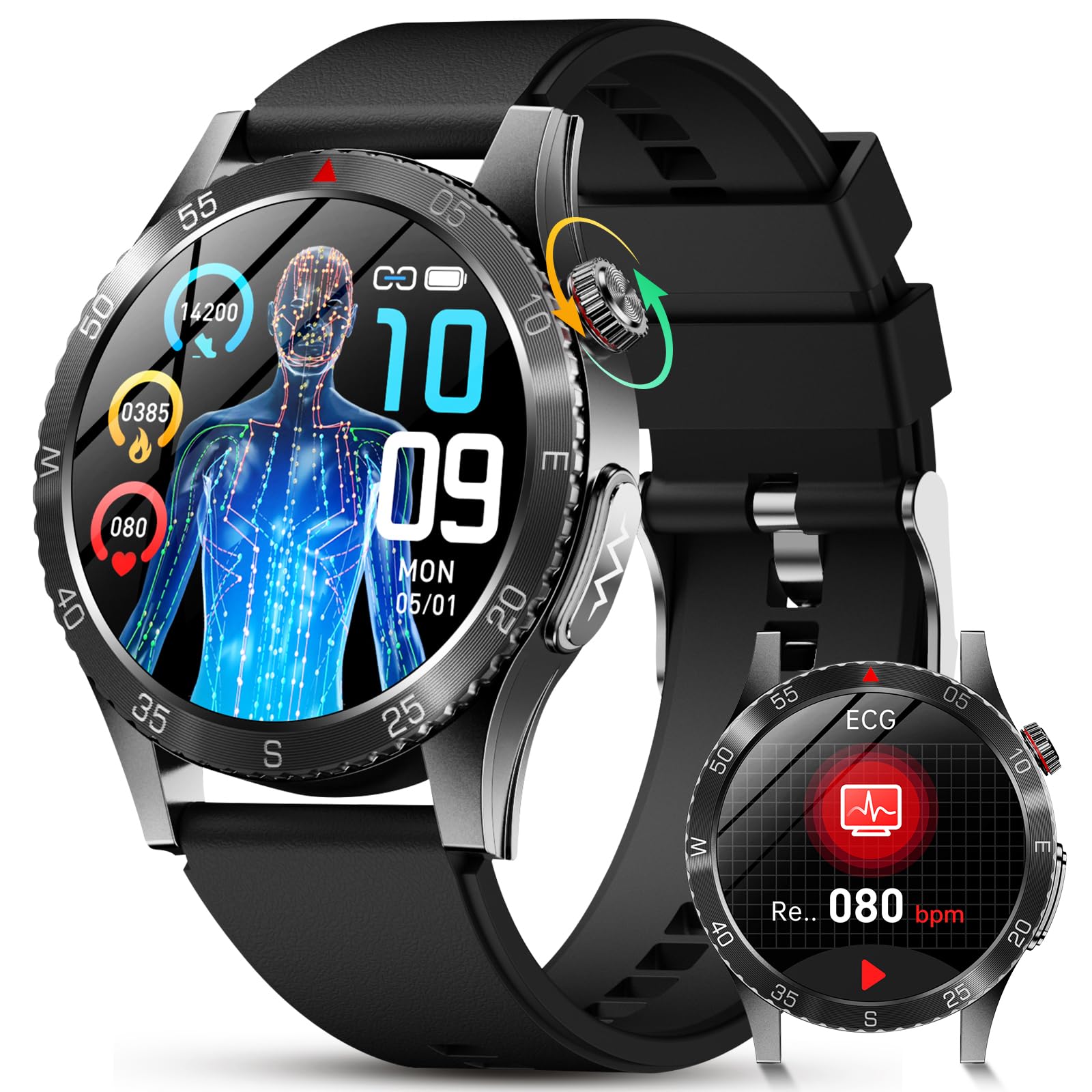 YUPENG Montre Connectée ECG