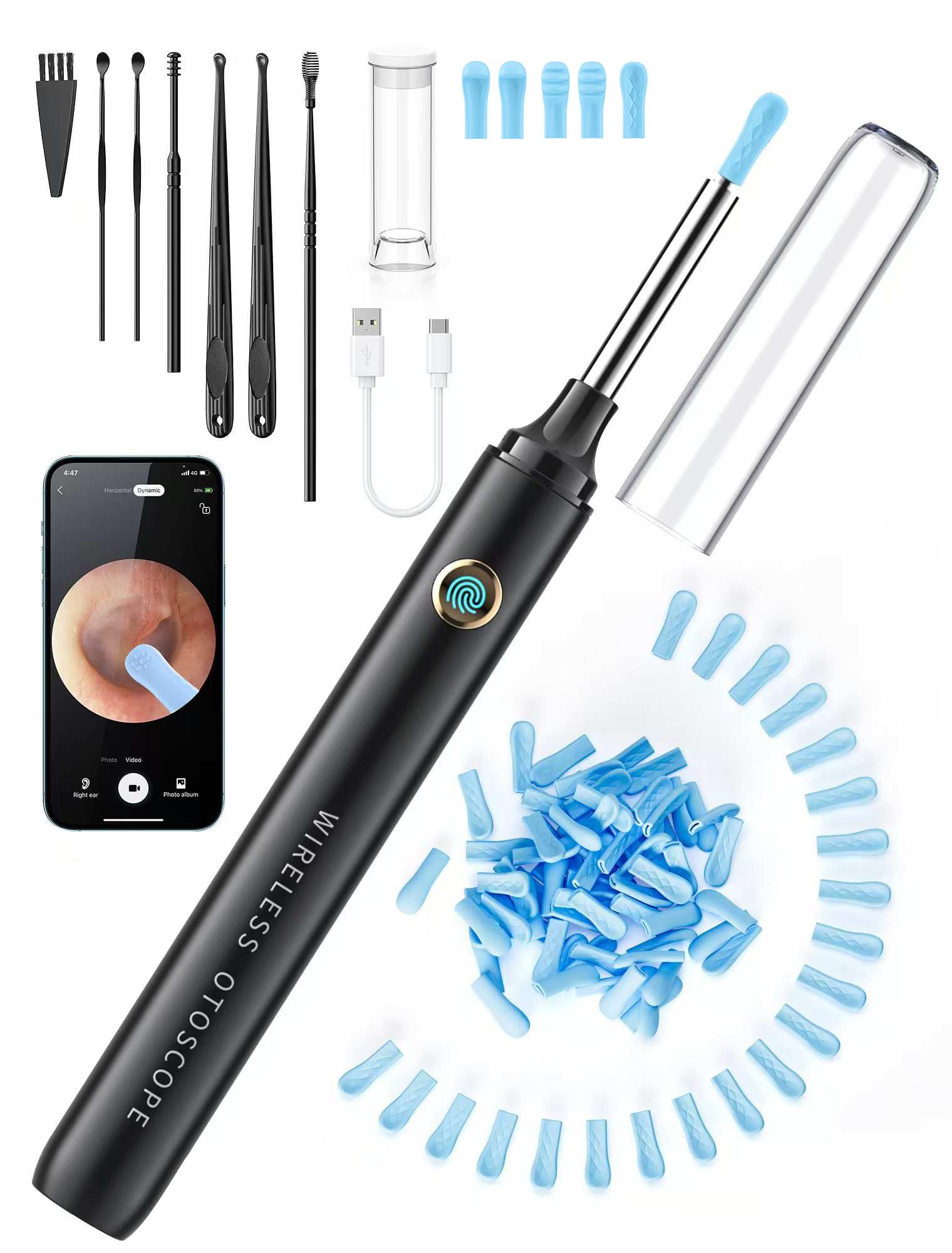 DEETOK Ear Wax Removal Camera